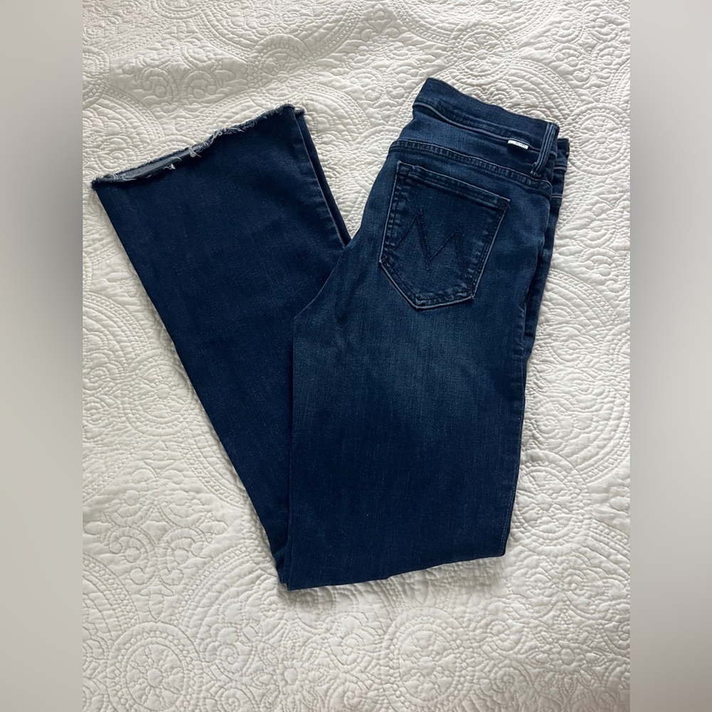 MOTHER Dark Indigo Flare Leg Jeans size 29